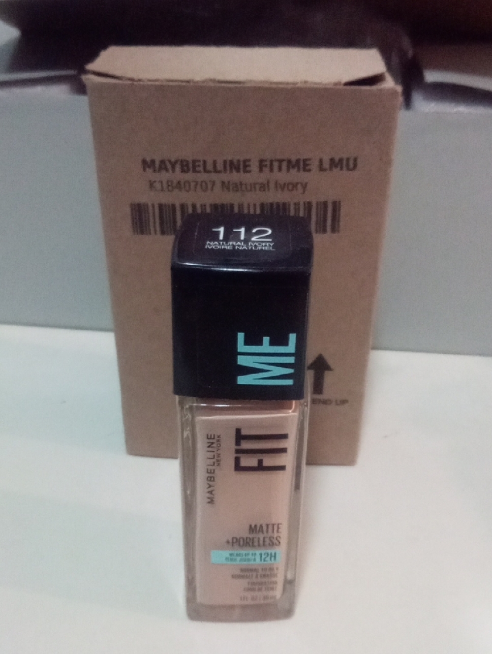 Maybelline Fit Me Matte + Poreless Foundation - 112 Natural Ivory (Beige)